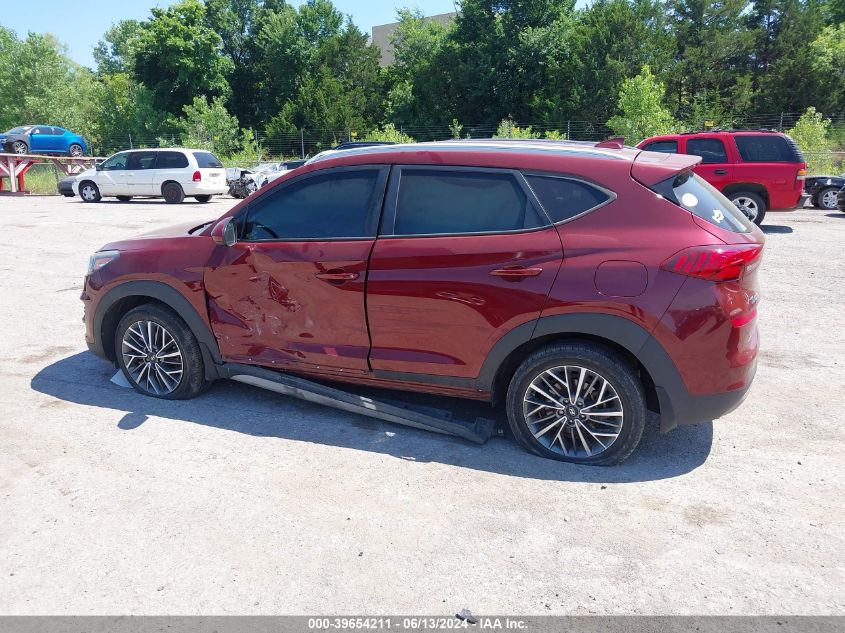 2019 Hyundai Tucson Sel VIN: KM8J33ALXKU983296 Lot: 39654211