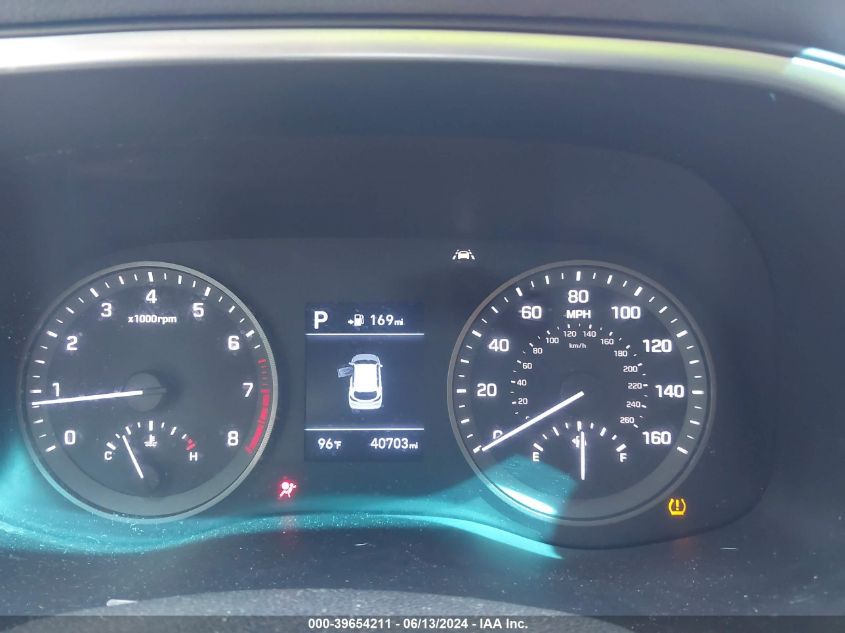 2019 Hyundai Tucson Sel VIN: KM8J33ALXKU983296 Lot: 39654211