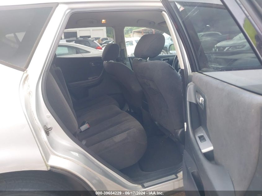 2006 Nissan Murano S VIN: JN8AZ08T46W417706 Lot: 39654229