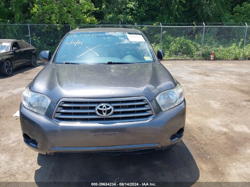 2010 Toyota Highlander Base V6 VIN: 5TDBK3EH4AS022763 Lot: 39654234