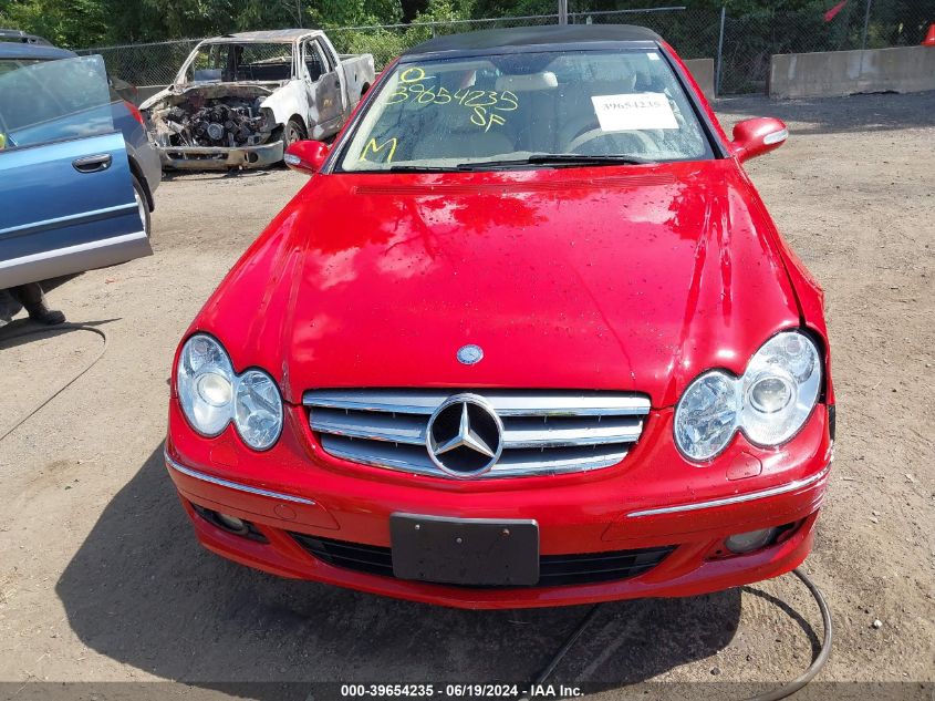 2008 Mercedes-Benz Clk 350 VIN: WDBTK56F78T090224 Lot: 39654235