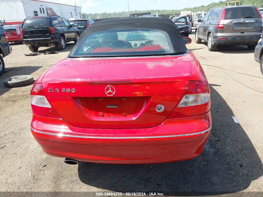 2008 Mercedes-Benz Clk 350 VIN: WDBTK56F78T090224 Lot: 39654235