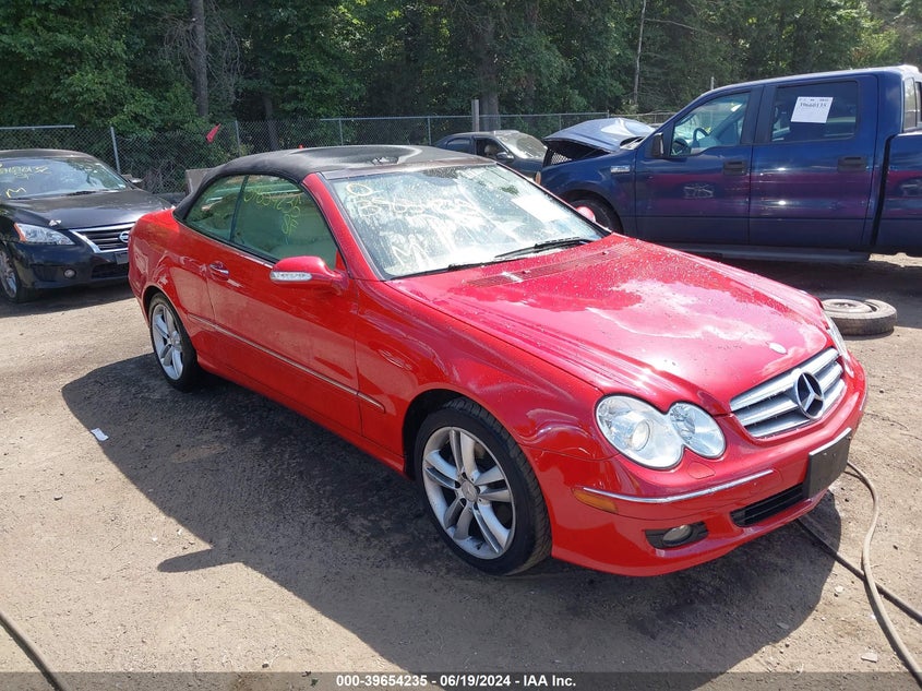 2008 Mercedes-Benz Clk 350 VIN: WDBTK56F78T090224 Lot: 39654235