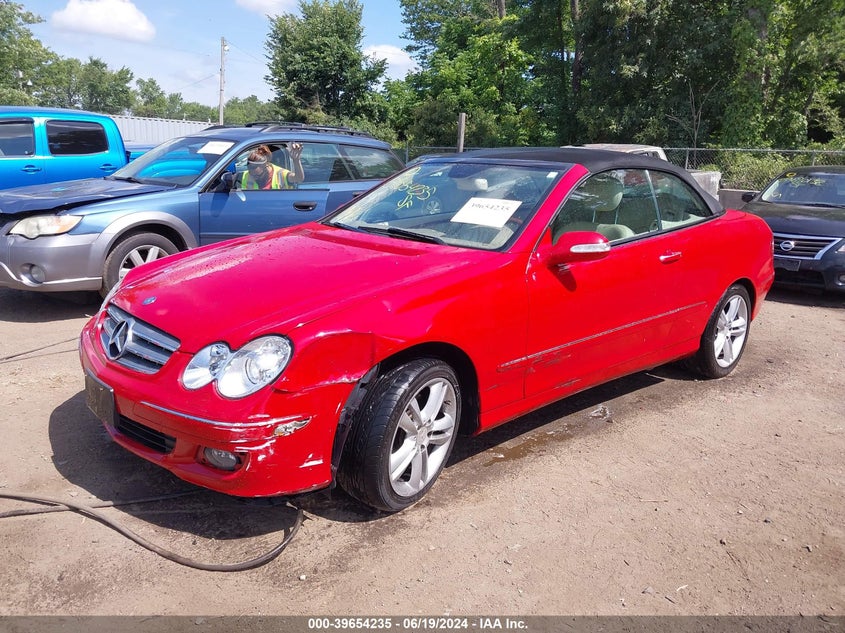 2008 Mercedes-Benz Clk 350 VIN: WDBTK56F78T090224 Lot: 39654235