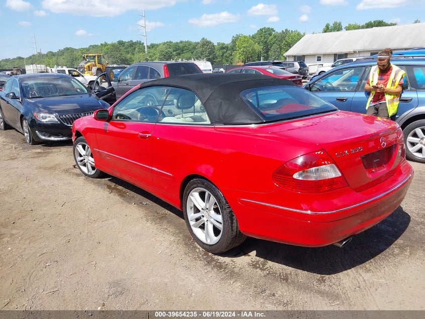 2008 Mercedes-Benz Clk 350 VIN: WDBTK56F78T090224 Lot: 39654235