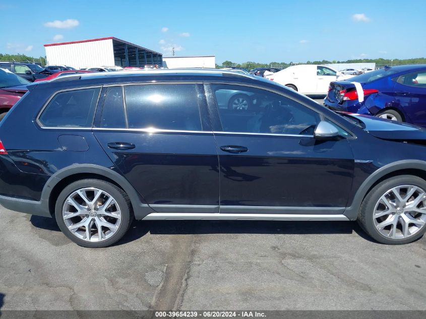 2017 Volkswagen Golf Alltrack Tsi Sel VIN: 3VWH17AU4HM506642 Lot: 39654239