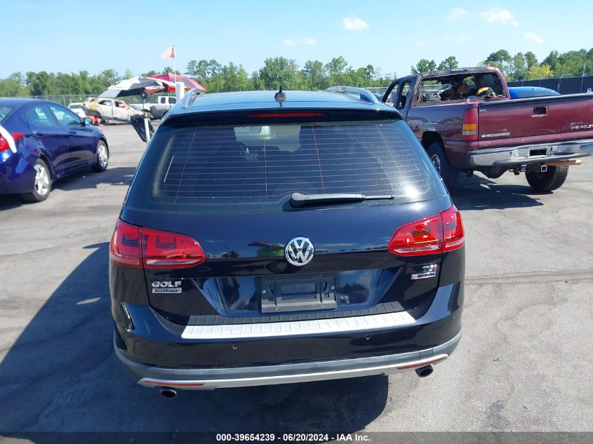 2017 Volkswagen Golf Alltrack Tsi Sel VIN: 3VWH17AU4HM506642 Lot: 39654239