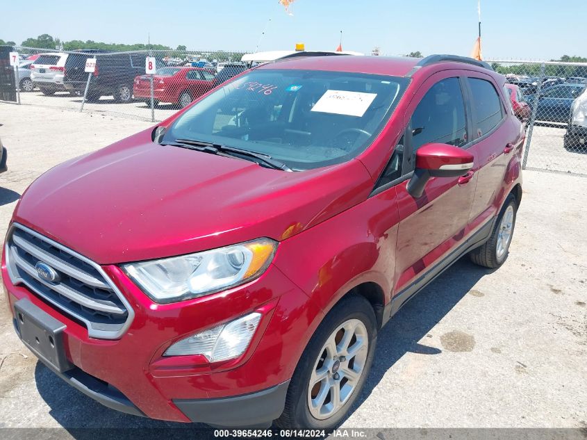 2018 Ford Ecosport Se VIN: MAJ3P1TE8JC161174 Lot: 39654246
