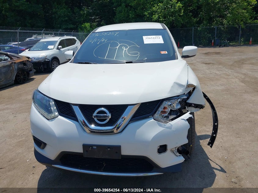 2016 Nissan Rogue S VIN: JN8AT2MV4GW138603 Lot: 39654254