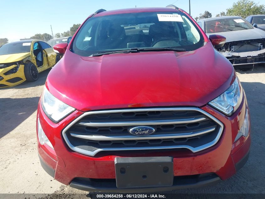 2019 Ford Ecosport Se VIN: MAJ3S2GE2KC270360 Lot: 39654258