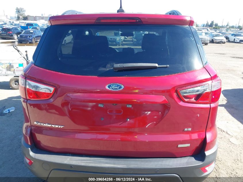 2019 Ford Ecosport Se VIN: MAJ3S2GE2KC270360 Lot: 39654258