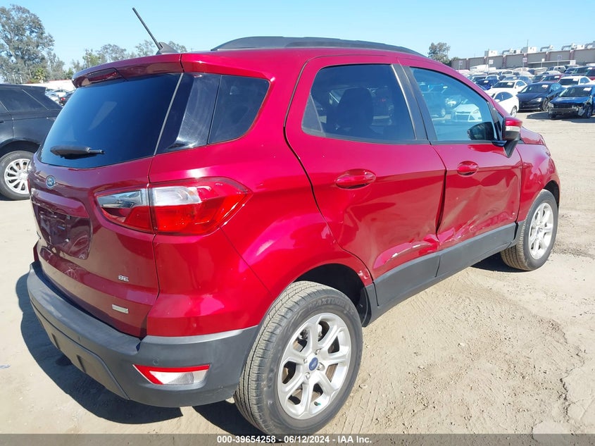 VIN MAJ3S2GE2KC270360 2019 FORD ECOSPORT SE
