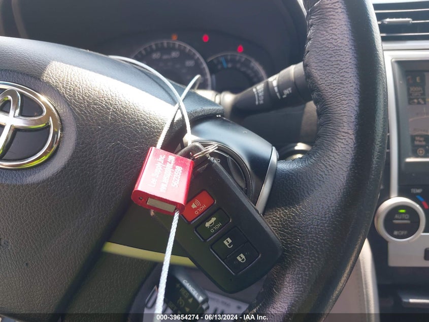 2012 Toyota Camry Xle V6 VIN: 4T1BK1FKXCU506400 Lot: 39654274