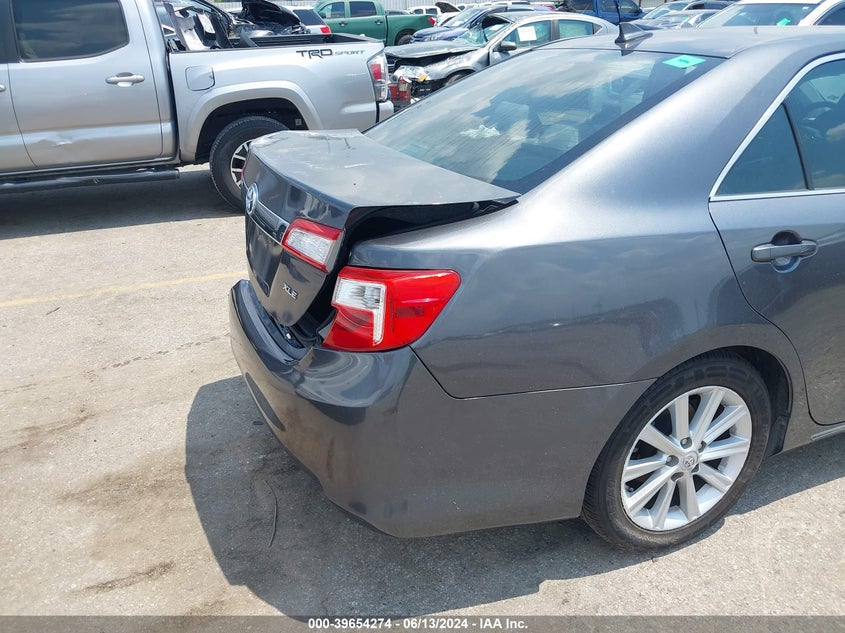 2012 Toyota Camry Xle V6 VIN: 4T1BK1FKXCU506400 Lot: 39654274