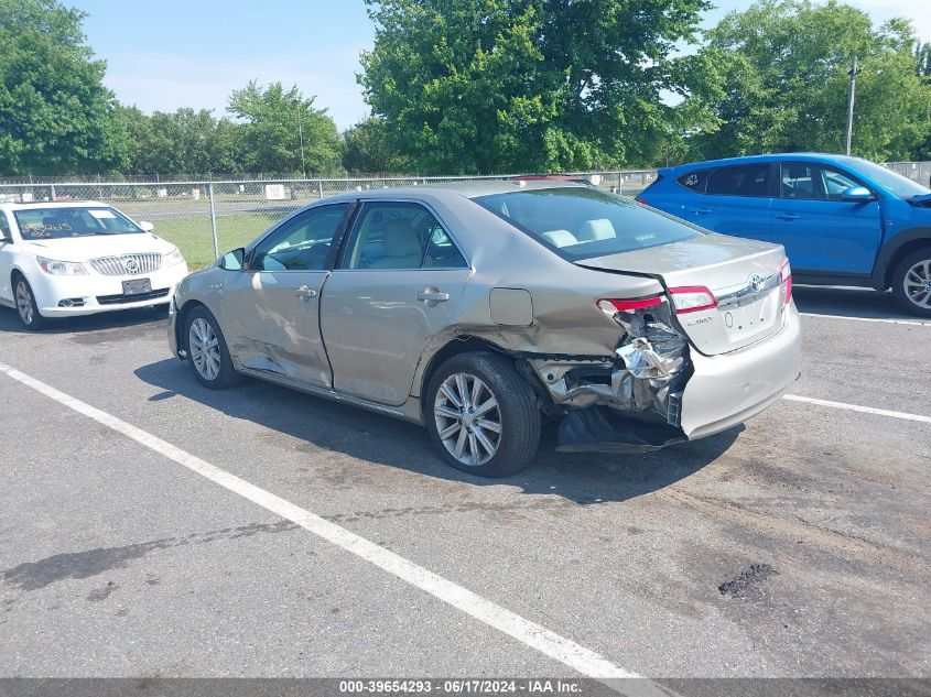 2014 Toyota Camry Hybrid Xle VIN: 4T1BD1FK1EU139352 Lot: 40248103