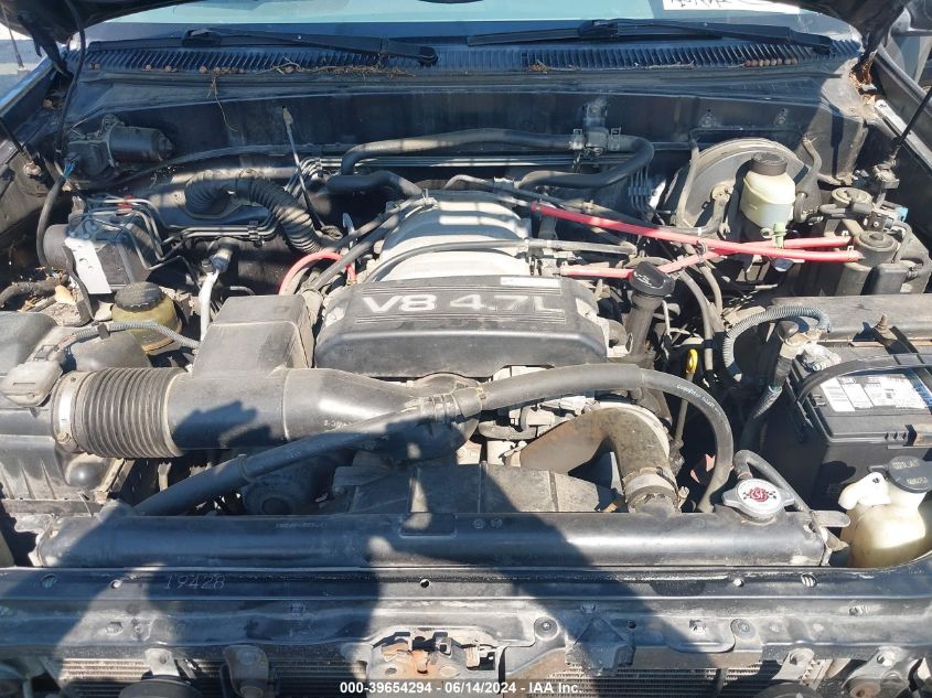 2002 Toyota Tundra Ltd V8 VIN: 5TBRT38112S243029 Lot: 39654294