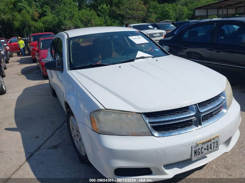 2014 Dodge Avenger Se VIN: 1C3CDZAB6EN214771 Lot: 39654301