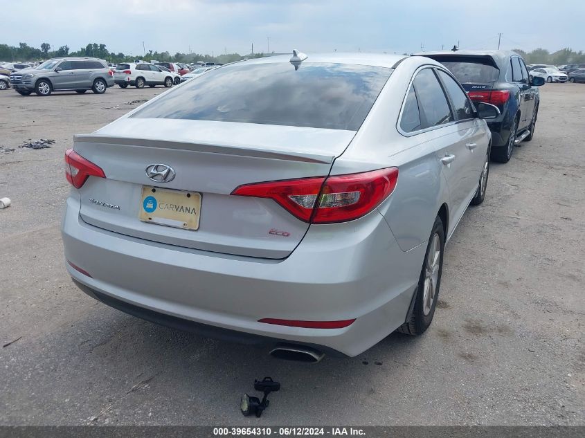 2015 Hyundai Sonata Eco VIN: 5NPE24AAXFH250260 Lot: 39654310