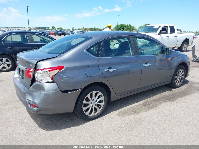 2018 Nissan Sentra Sv VIN: 3N1AB7AP9JY283558 Lot: 39654319