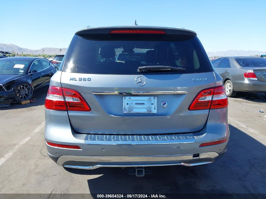 2014 Mercedes-Benz Ml 350 4Matic VIN: 4JGDA5HB8EA314476 Lot: 39654324