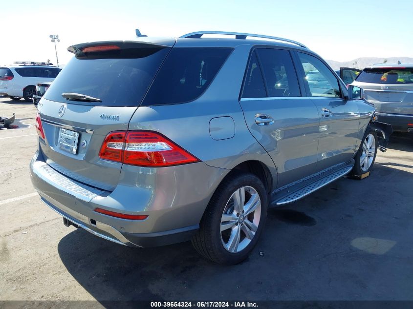 2014 Mercedes-Benz Ml 350 4Matic VIN: 4JGDA5HB8EA314476 Lot: 39654324