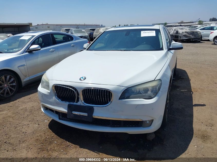 2012 BMW 740I VIN: WBAKA4C53CDY99709 Lot: 39654332
