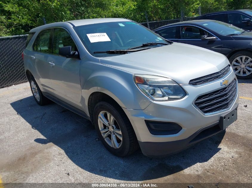 2017 Chevrolet Equinox Ls VIN: 2GNALBEK0H1560626 Lot: 39654338