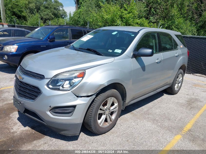 2017 Chevrolet Equinox Ls VIN: 2GNALBEK0H1560626 Lot: 39654338