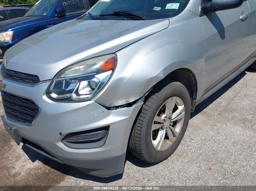 2017 Chevrolet Equinox Ls VIN: 2GNALBEK0H1560626 Lot: 39654338