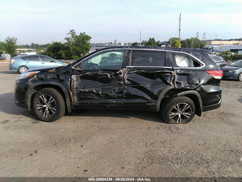 2017 Toyota Highlander Le/Le Plus VIN: 5TDBZRFH3HS463341 Lot: 39654339