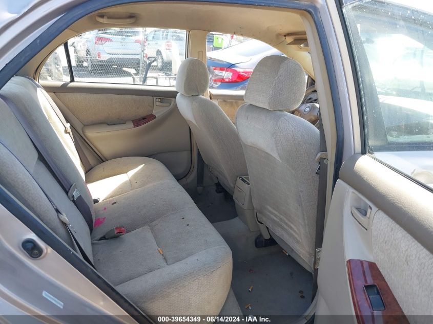 2003 Toyota Corolla Le VIN: 1NXBR32E63Z126946 Lot: 39654349