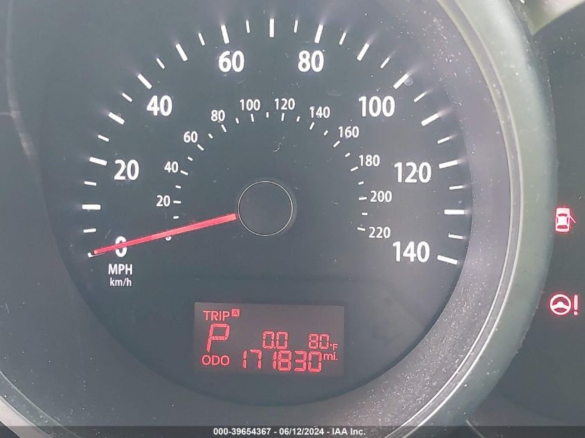 2012 Kia Soul VIN: KNDJT2A5XC7406865 Lot: 39654367