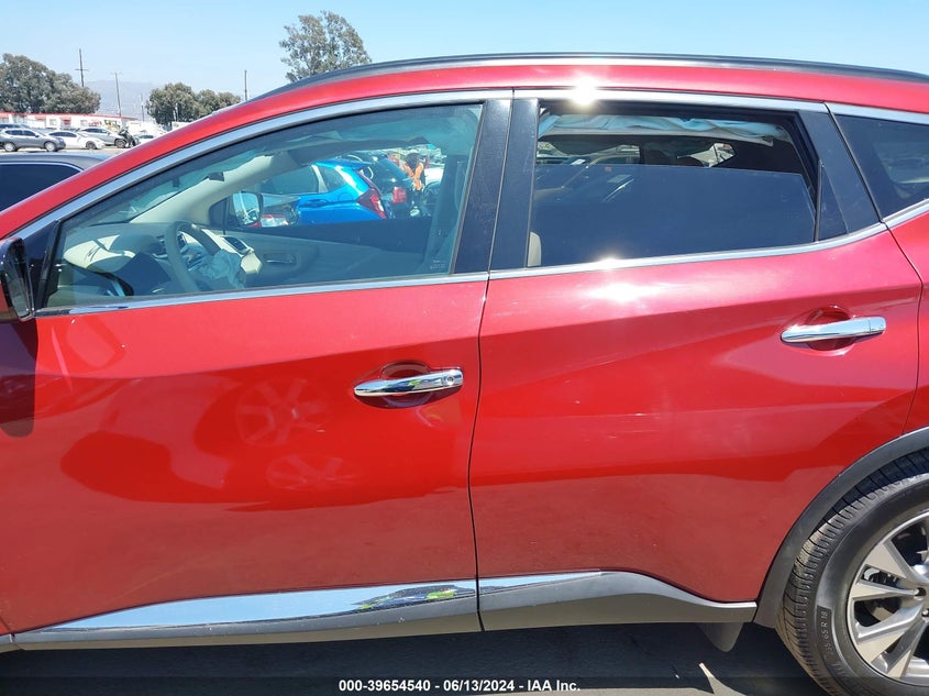 2016 Nissan Murano Sv VIN: 5N1AZ2MG4GN110023 Lot: 39654540