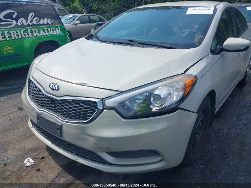 2015 Kia Forte Lx VIN: KNAFK4A68F5388215 Lot: 39654548