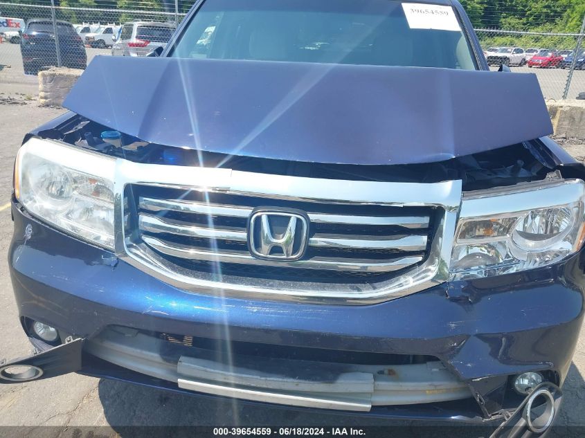 2013 Honda Pilot Ex-L VIN: 5FNYF4H53DB079227 Lot: 39654559