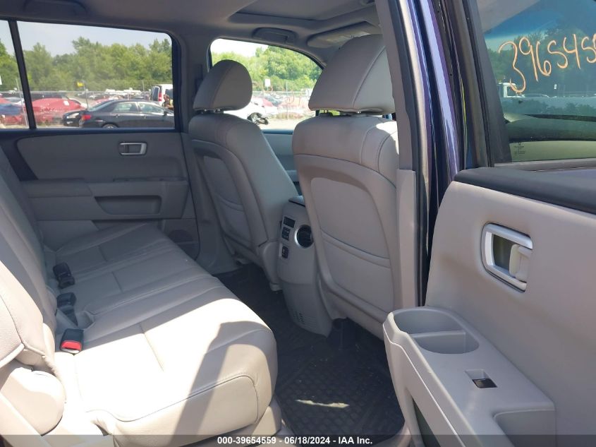 2013 Honda Pilot Ex-L VIN: 5FNYF4H53DB079227 Lot: 39654559