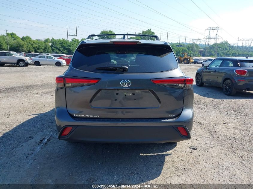 2023 Toyota Highlander Xle VIN: 5TDKDRAH2PS519581 Lot: 39654567