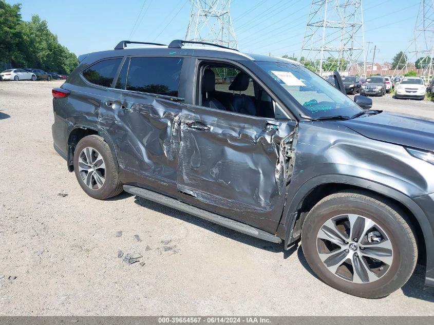 2023 Toyota Highlander Xle VIN: 5TDKDRAH2PS519581 Lot: 39654567