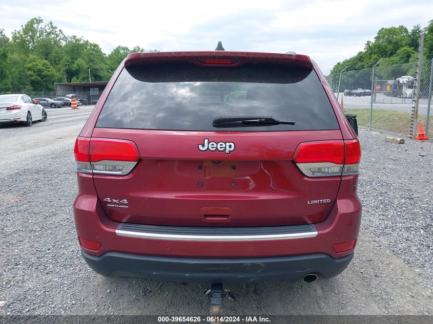 2015 Jeep Grand Cherokee Limited VIN: 1C4RJFBG9FC922159 Lot: 39654626