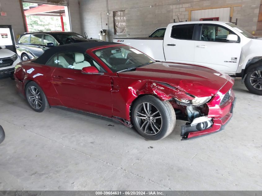 2017 Ford Mustang Ecoboost Premium VIN: 1FATP8UH1H5221053 Lot: 39654631