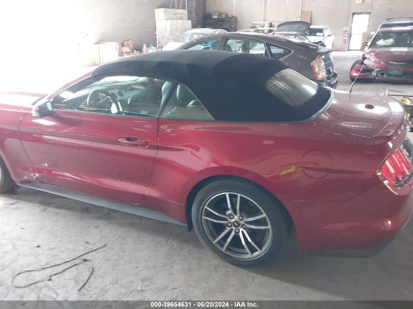 2017 Ford Mustang Ecoboost Premium VIN: 1FATP8UH1H5221053 Lot: 39654631