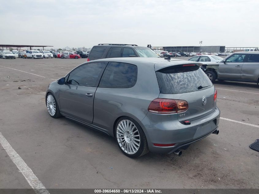 2011 Volkswagen Gti 2-Door VIN: WVWEV7AJ5BW240720 Lot: 39654650