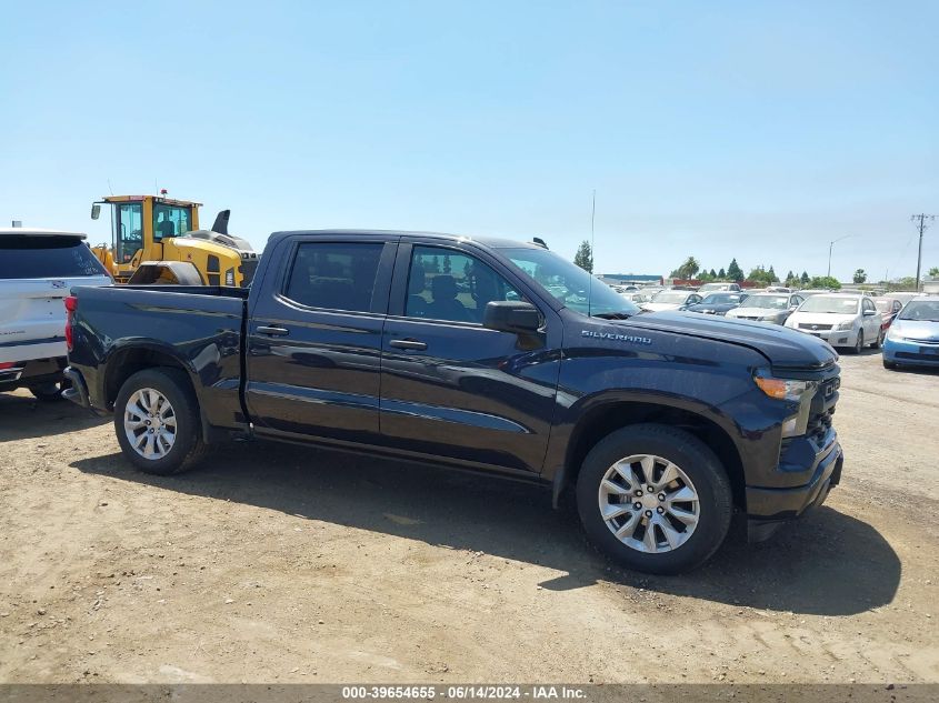 2022 Chevrolet Silverado 1500 2Wd Short Bed Custom VIN: 1GCPABEK0NZ530487 Lot: 39654655