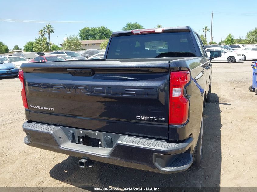 2022 Chevrolet Silverado 1500 2Wd Short Bed Custom VIN: 1GCPABEK0NZ530487 Lot: 39654655