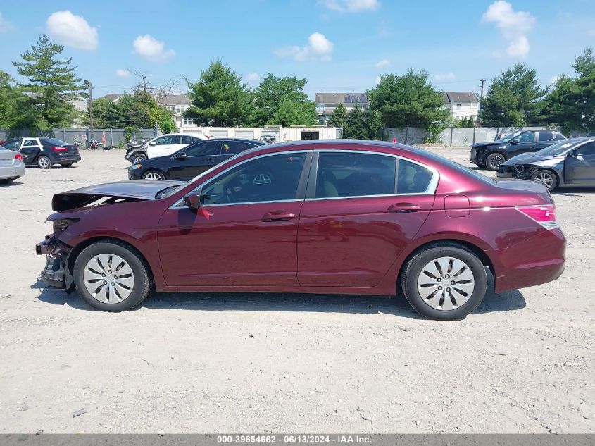 2010 Honda Accord 2.4 Lx VIN: 1HGCP2F33AA014476 Lot: 39654662