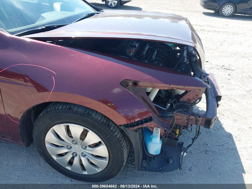 2010 Honda Accord 2.4 Lx VIN: 1HGCP2F33AA014476 Lot: 39654662