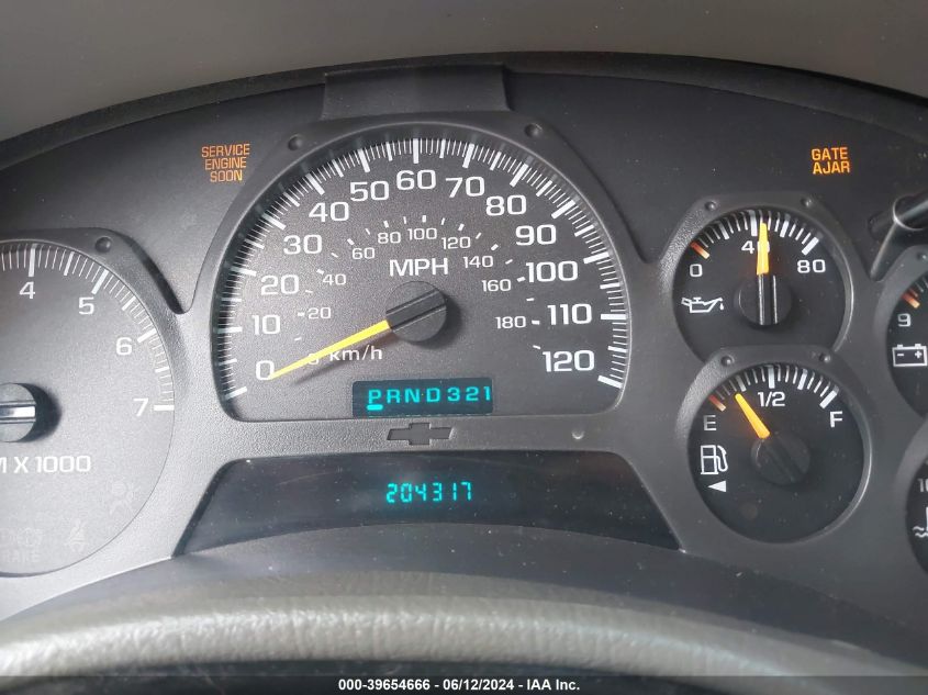 2004 Chevrolet Trailblazer Lt VIN: 1GNDT13S442326686 Lot: 39654666