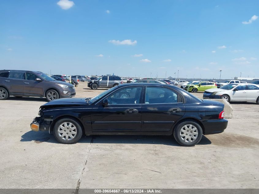 2004 Kia Optima Ex/Lx VIN: KNAGD126345356961 Lot: 39654667