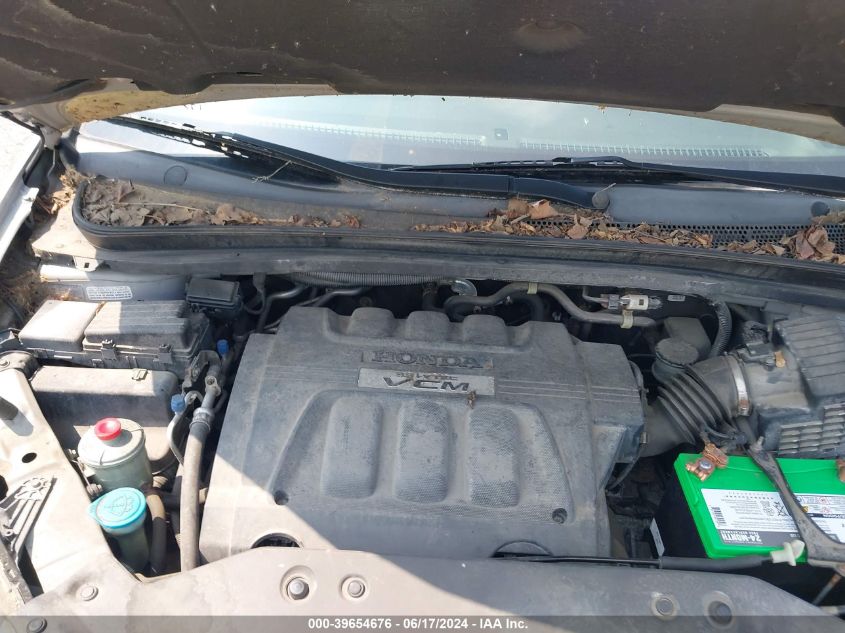 2010 Honda Odyssey Ex-L VIN: 5FNRL3H79AB024222 Lot: 39654676