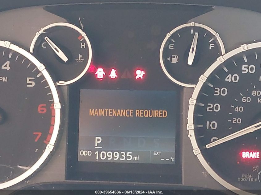 2016 Toyota Tundra Sr5 5.7L V8 VIN: 5TFUY5F12GX575368 Lot: 39654686